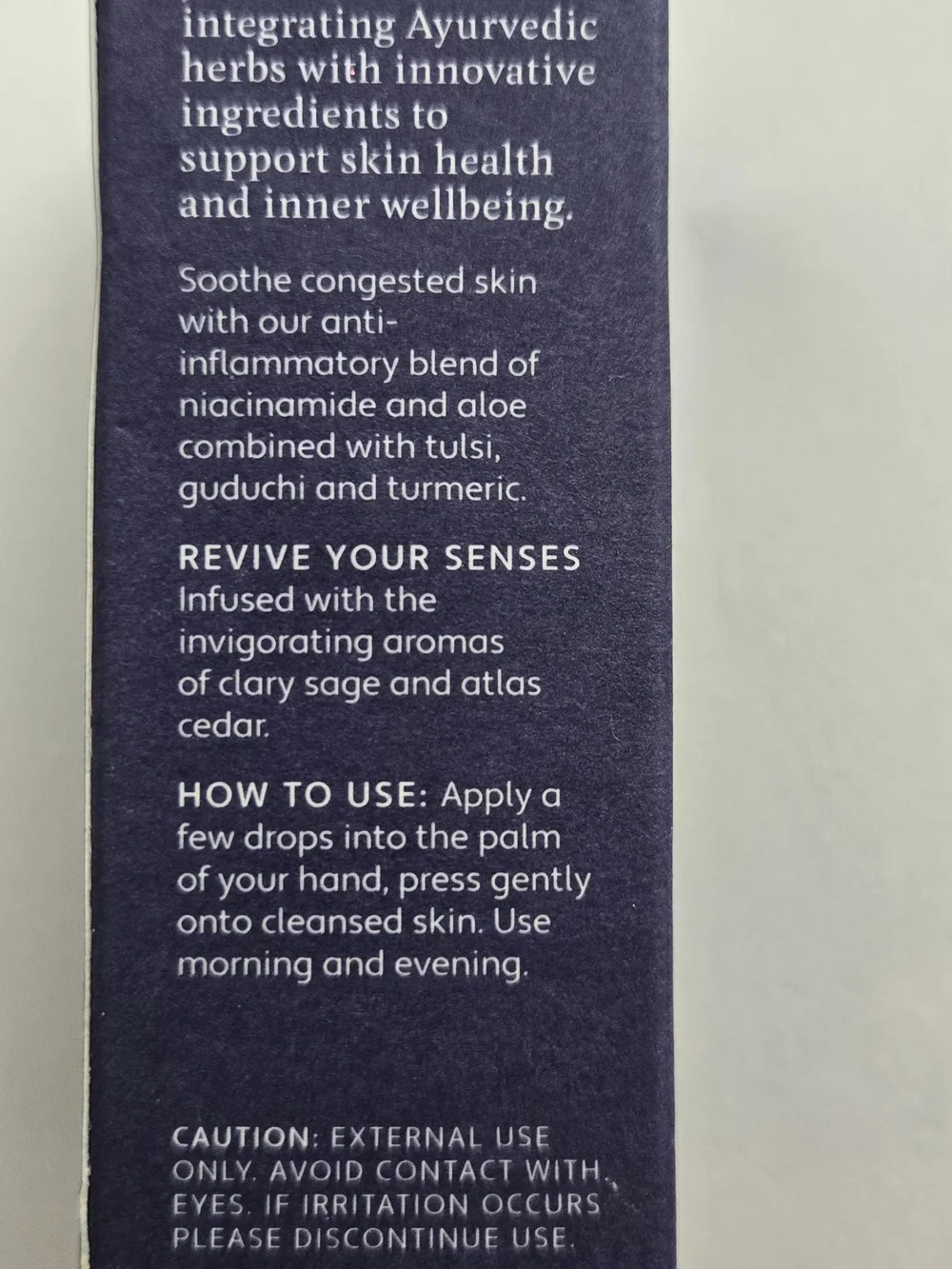 Kapha Balancing Facial Serum - Regulate Oil And Calms Skin